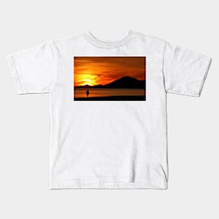 Benidorm Sunset Costa Blanca Spain Kids T-Shirt